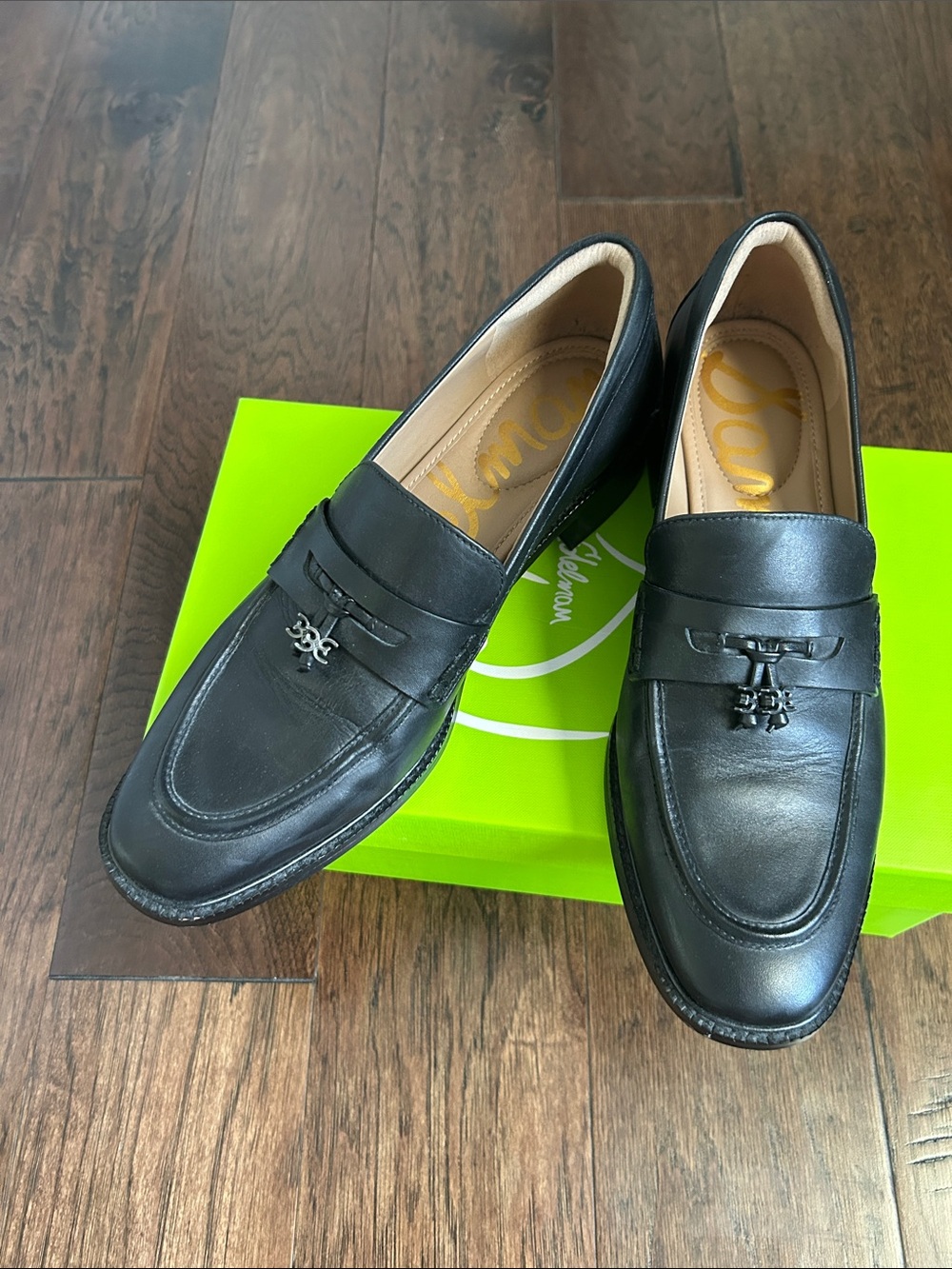 Sam Edelman women’s size 9.5 Black Leather Bit Loafers